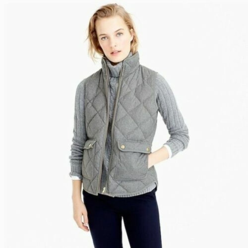 J.Crew Excursion Quilted Down Vest